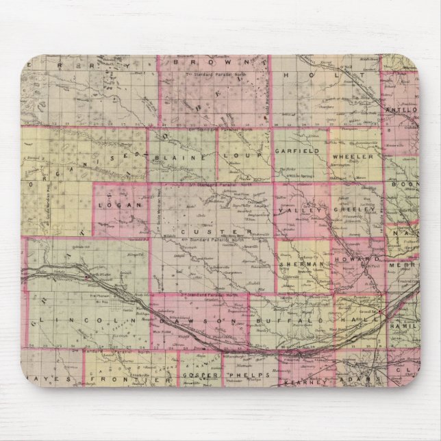 Nebraska 3 mouse mat (Front)