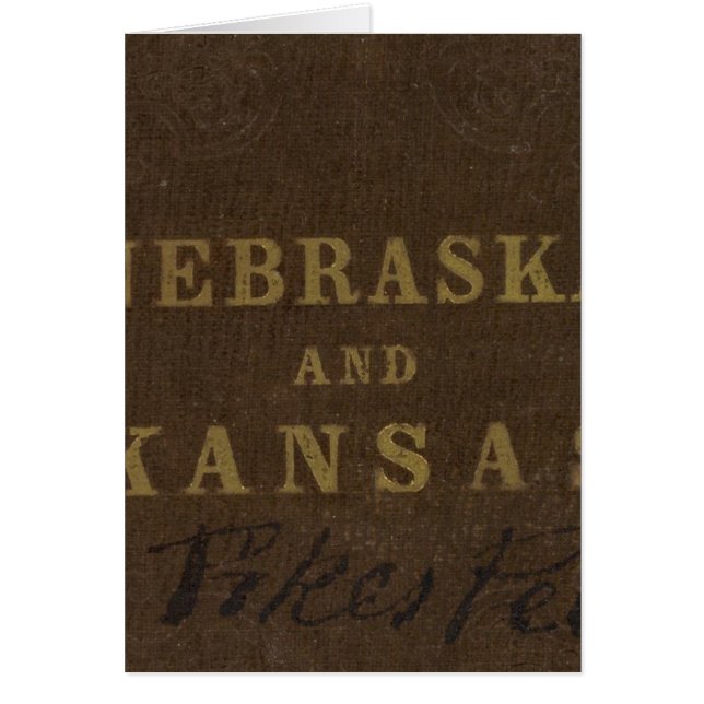 Nebraska and Kansas (Front)