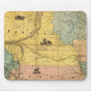 Nebraska and Kansas 2 Mouse Mat