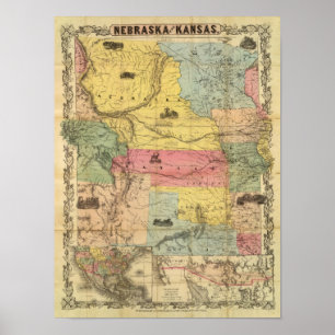 Nebraska and Kansas 2 Poster