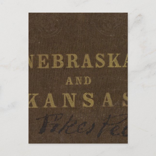 Nebraska and Kansas Postcard (Front)