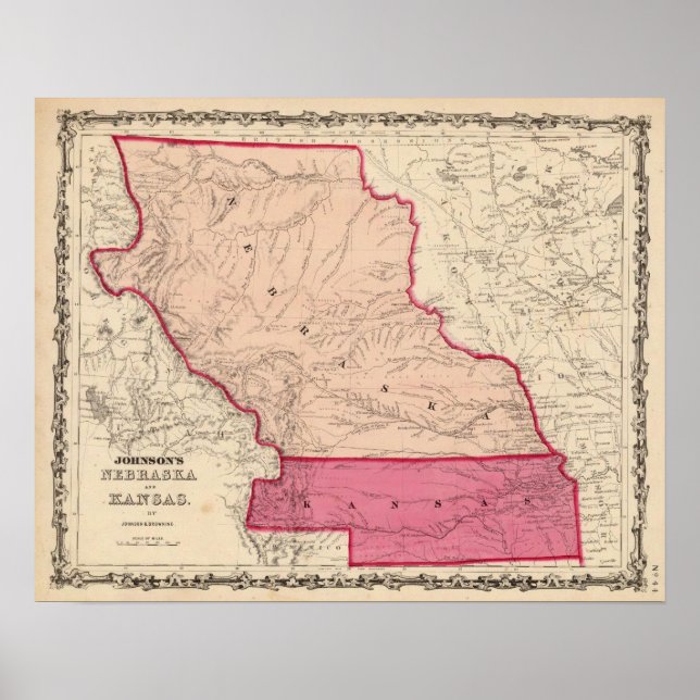 Nebraska and Kansas Poster (Front)