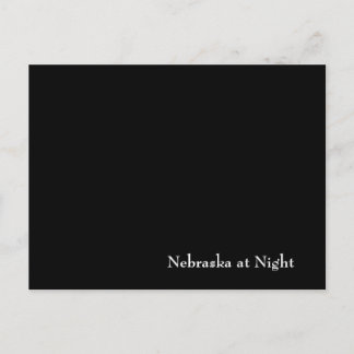 Nebraska at Night Postcard