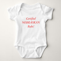 Nebraska Baby Outfit Onsie
