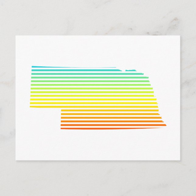 nebraska chill fade postcard (Front)