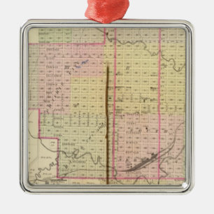 Nebraska City, Nebraska Metal Tree Decoration