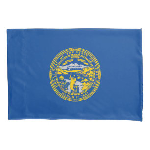 Nebraska flag pillowcase