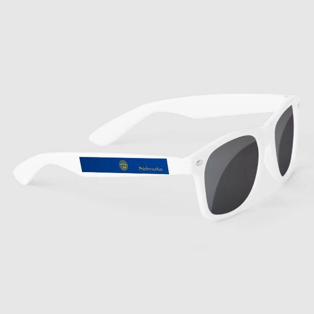 Nebraska flag sunglasses (Right)