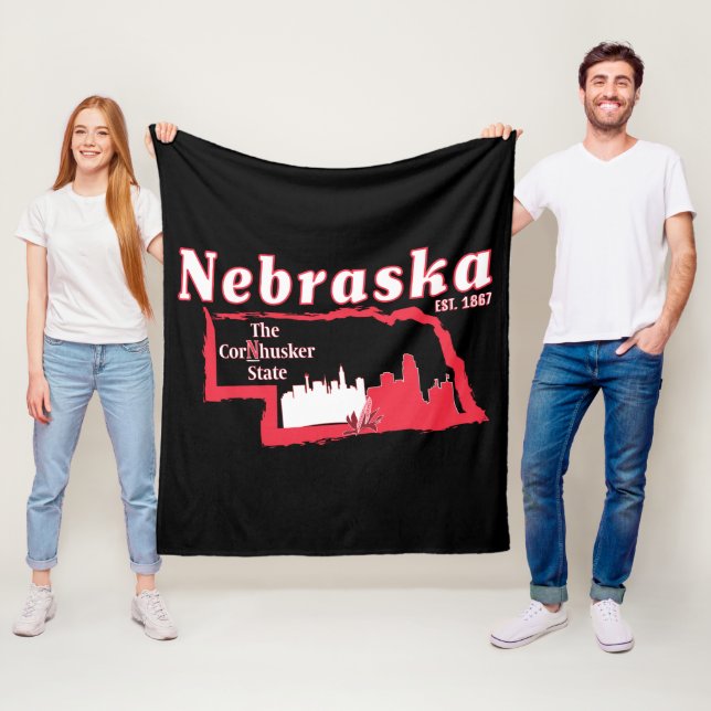 Nebraska Fleece Blanket (In Situ)