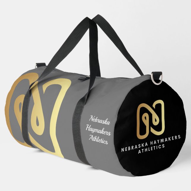Nebraska Haymakers Tournament Travel Duffel Bag (Left Corner)