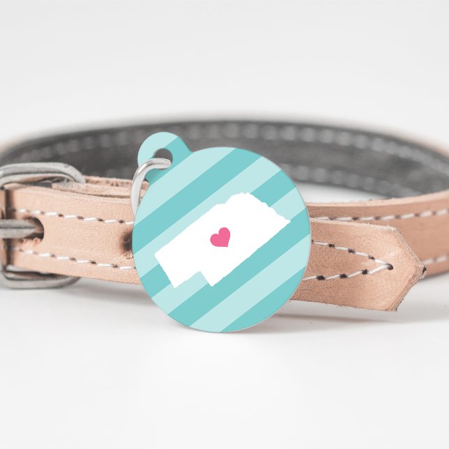 Nebraska Heart Pet Tag (Creator Uploaded)