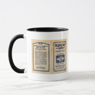 Nebraska Highway Map Mug