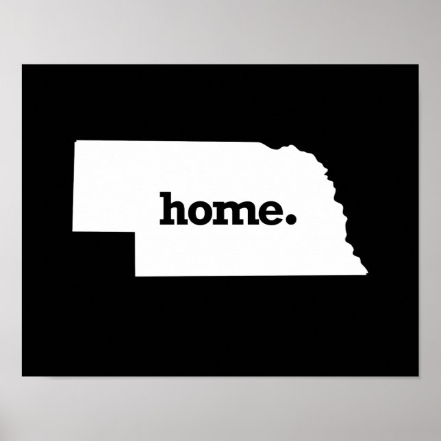 NEBRASKA HOME STATE -.png Poster (Front)