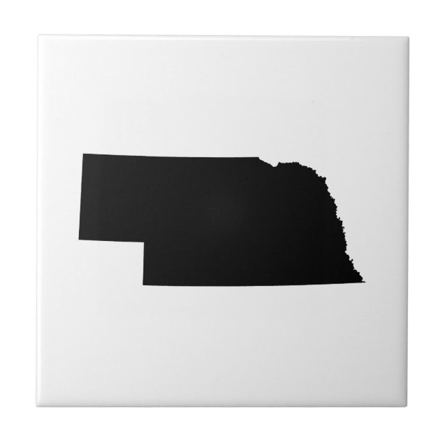 Nebraska in Black Tile (Front)