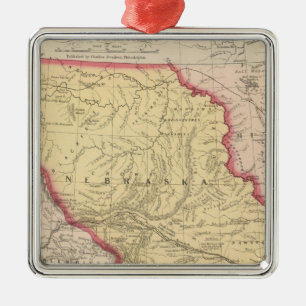 Nebraska, Kansas, New Mexico Metal Tree Decoration