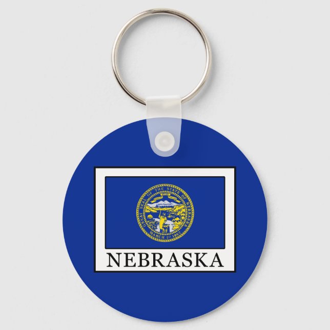 Nebraska Key Ring (Front)