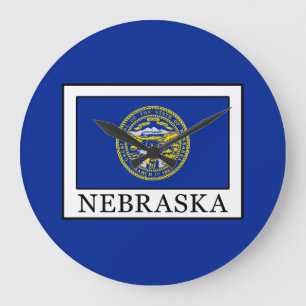 Nebraska Large Clock