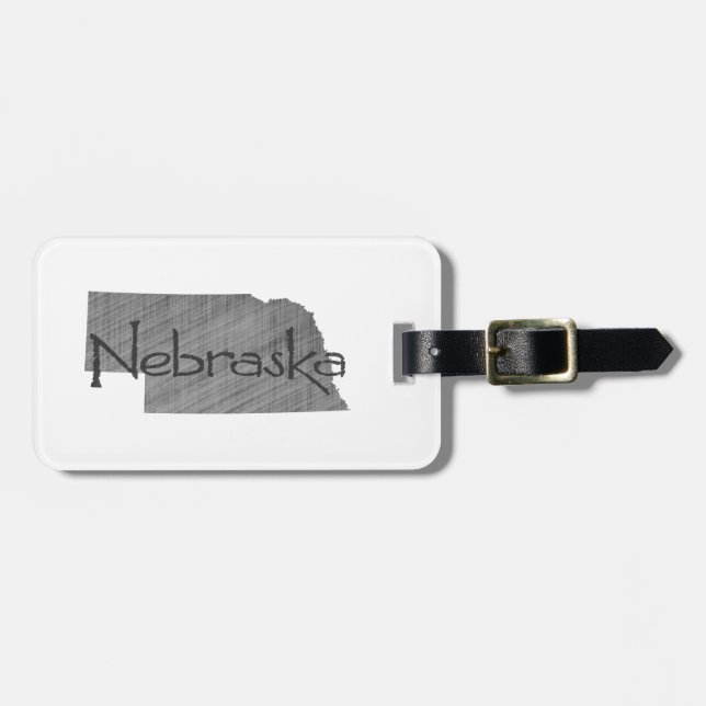 Nebraska Luggage Tag (Front Horizontal)