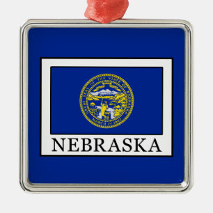 Nebraska Metal Tree Decoration