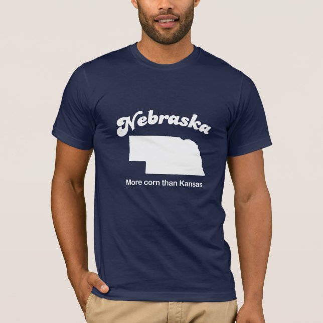 Nebraska - More corn than Kansas T-shirt (Front)