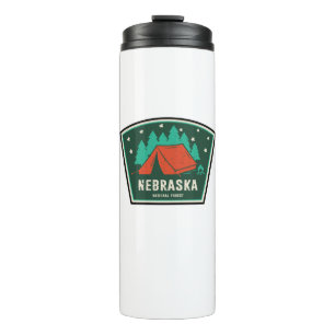 Nebraska National Forest Camping Thermal Tumbler