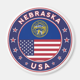 Nebraska, Nebraska phone case, Nebraska sticker, Magnet