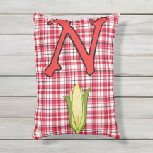 Nebraska Outdoor Accent Pillow 16" x 12"