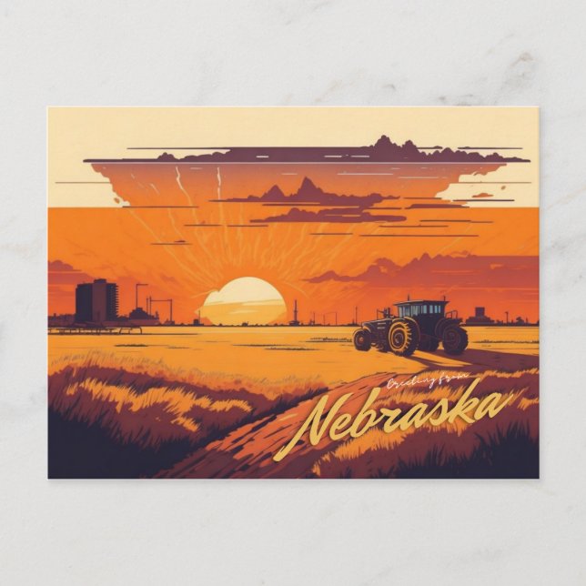 Nebraska  postcard (Front)