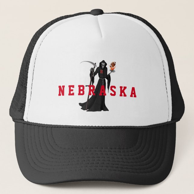 Nebraska Reaper Trucker Hat (Front)