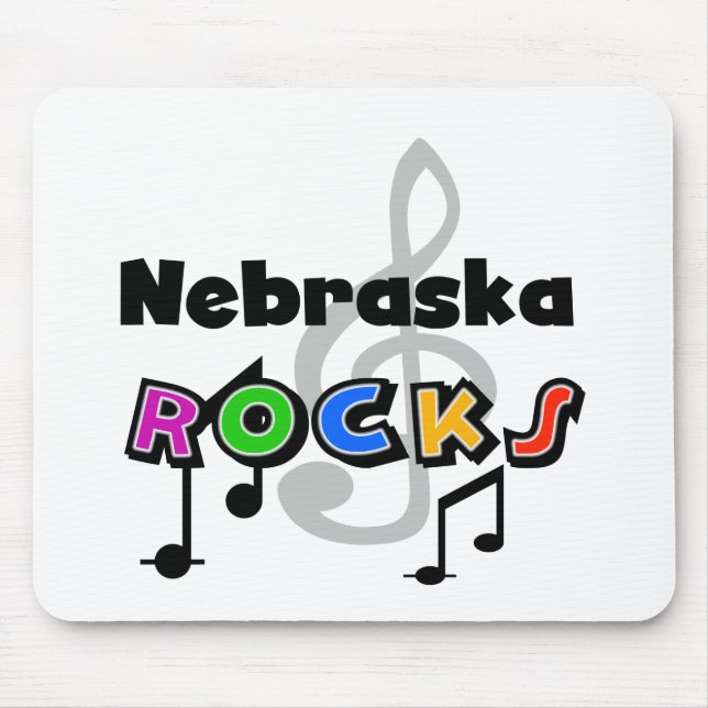 Nebraska Rocks Mouse Mat (Front)