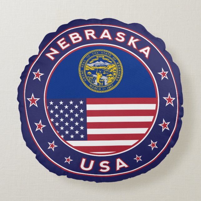 Nebraska Round Cushion (Front)