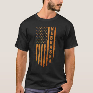Nebraska Rustic Right To Bear Arms Second Amendmen T-Shirt
