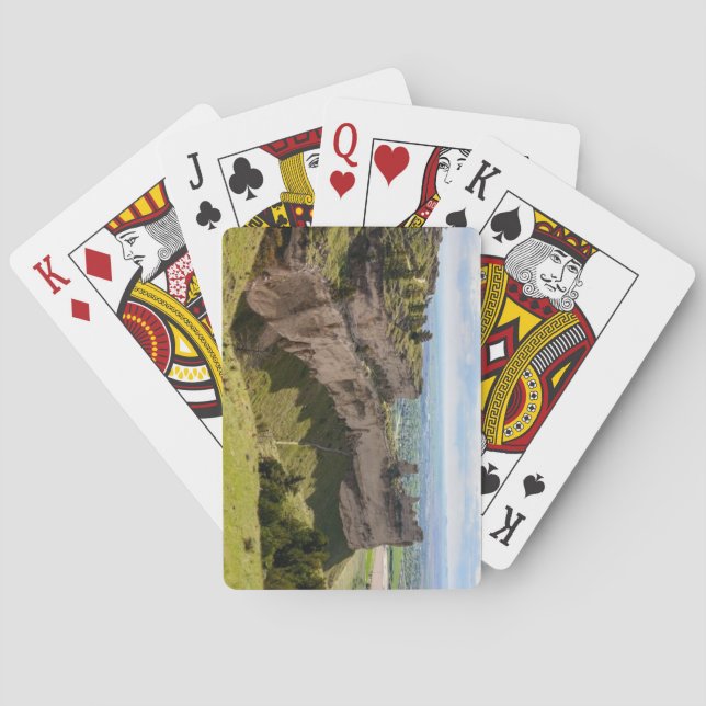 Nebraska, SADDLE ROCK TRAIL Playing Cards (Back)