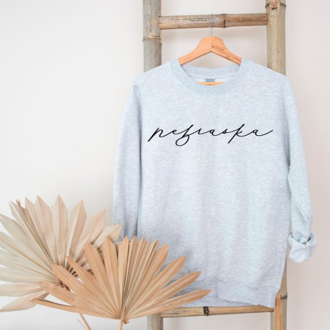 Nebraska Script State Women’s Sweatshirt (Creator Uploaded)