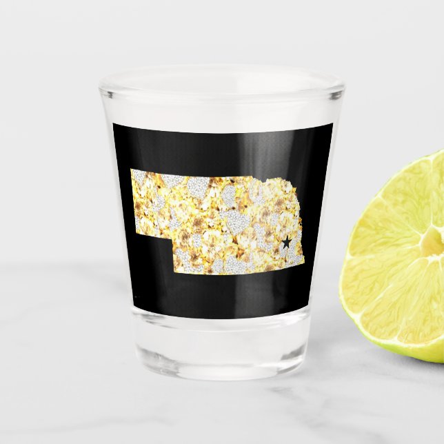 NEBRASKA SHOT GLASS (Front)
