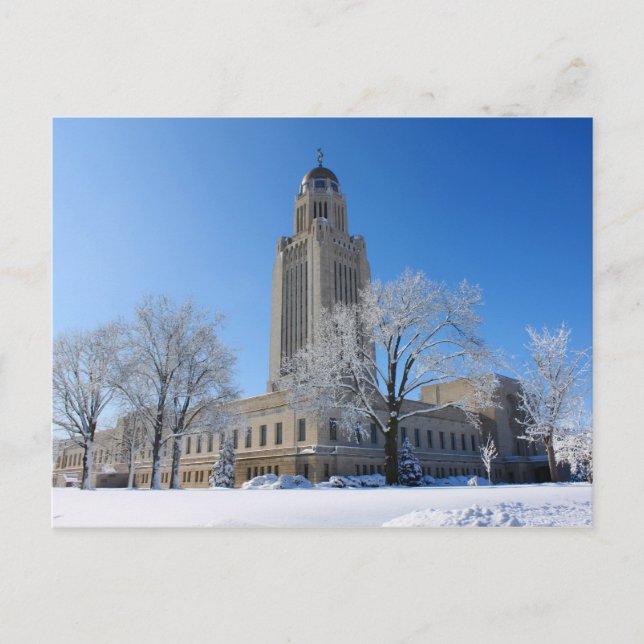 Nebraska State Capitol Postcard (Front)