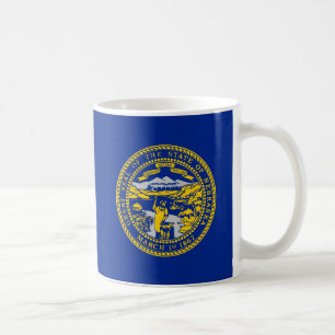 Nebraska State Flag Design Decor Coffee Mug