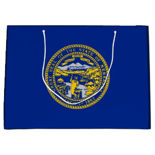 Nebraska State Flag Design Large Gift Bag