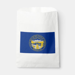 Nebraska State Flag Favour Bags