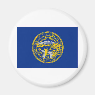 Nebraska State Flag Magnet