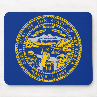 Nebraska State Flag Mouse Mat