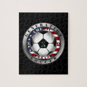 Nebraska State Generation X American Soccer. Jigsaw Puzzle