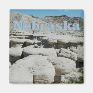 Nebraska State Travel Souvenir Fridge Magnet