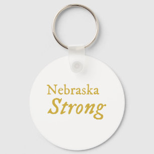 Nebraska Strong   Key Ring