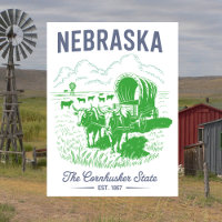 Nebraska The Cornhusker State Est. 1867 Oxen