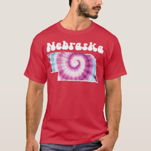 Nebraska Tie Dye  T-Shirt
