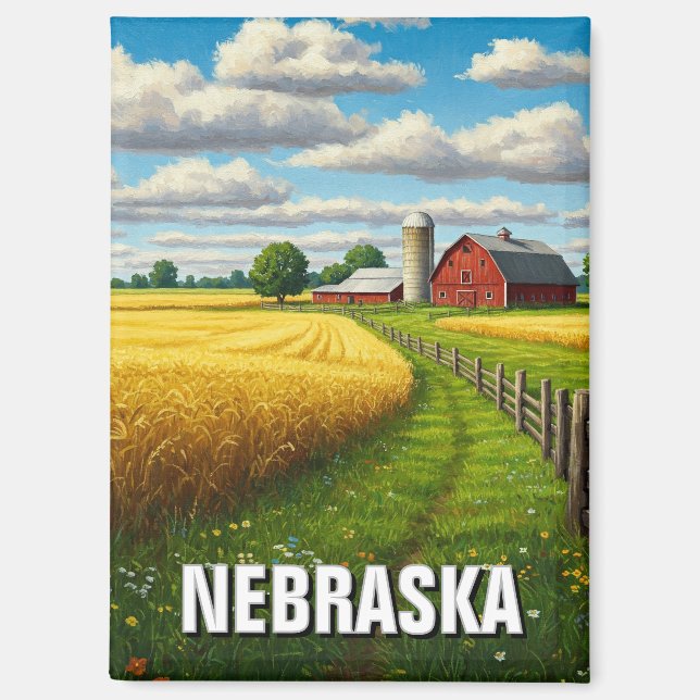 Nebraska Travel Magnet (Front)