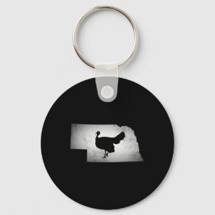 Nebraska Turkey Hunting Key Ring