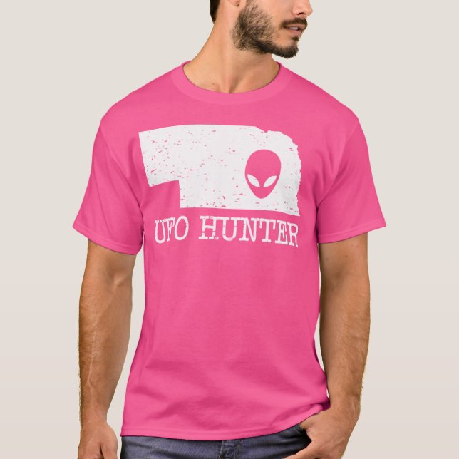 Nebraska Ufo Hunter T-Shirt (Front)