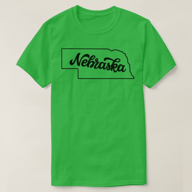 Nebraska US State Pride  T-Shirt (Design Front)